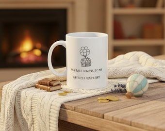 Inspiriert Disney Becher Valentinstag individuelle Geschenkidee Becher für Paare personalisierte romantische Becher für Filmfans UP