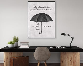 Impression d'art I Am The Storm Quote, autonomisation féministe (téléchargement numérique)