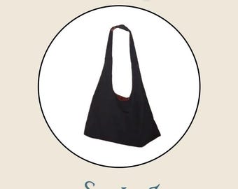 handbag sewing pattern PDF, easy, shoulder bag