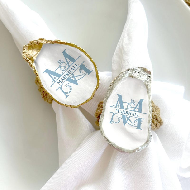 Custom Napkin Rings Shell - Etsy