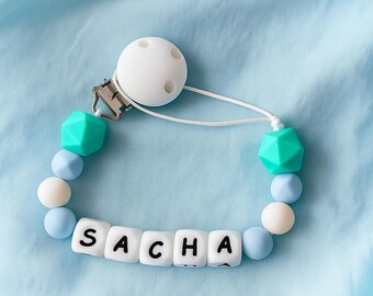 Personalized Pacifier And Pacifier Clip Set With Name,Custom Pacifier...