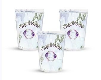 Etiquette caprisun personnalisée thème au choix, Papeterie personnalisée, anniversaire, fête, cadeaux invités, baptême, baby shower, evjf