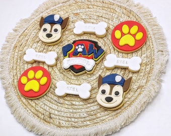 Personalisiertes Shortbreads-Thema Ihrer Wahl, Paw Patrol, Geburtstag, Hochzeit, Junggesellenabschied, Taufe, Eid, Gastgeschenke, Freude am Schenken, Gourmet