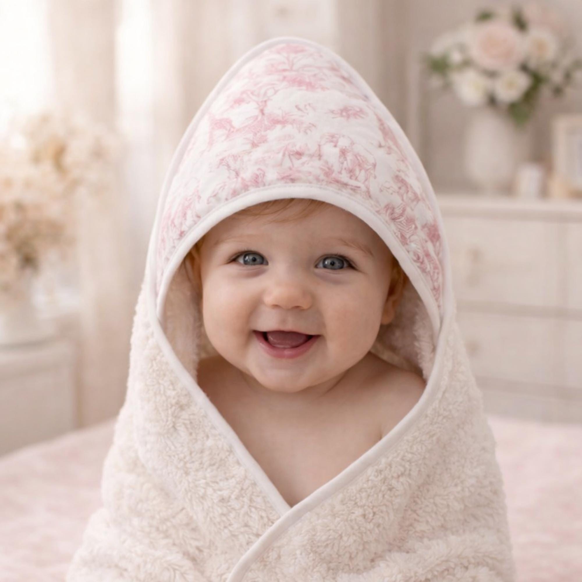 NISSANOU Sortie bain BCRSPSS cadeau naissance maternité bebe, annonce grossesse