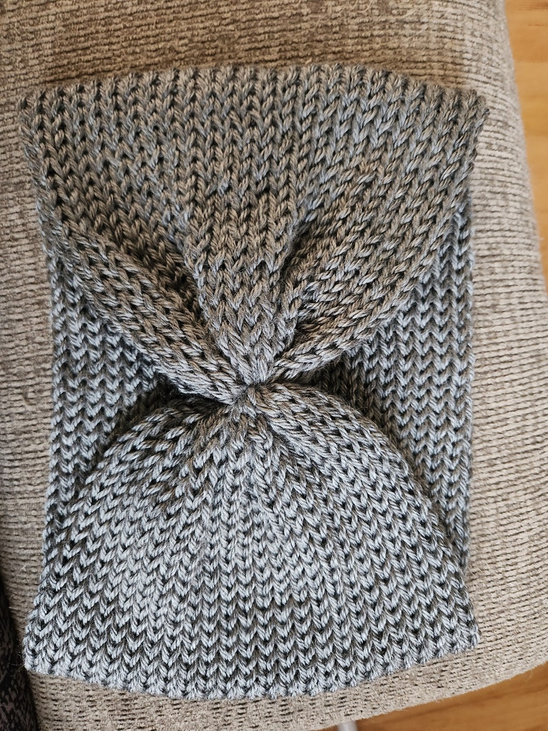 Scrunch front winter headband Bild 1