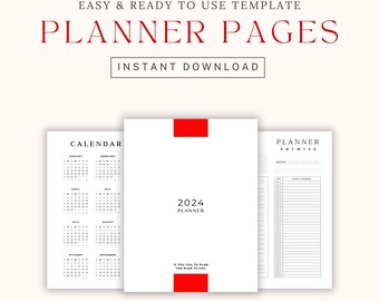 2024 Planner Monthly & Daily to organize the year!