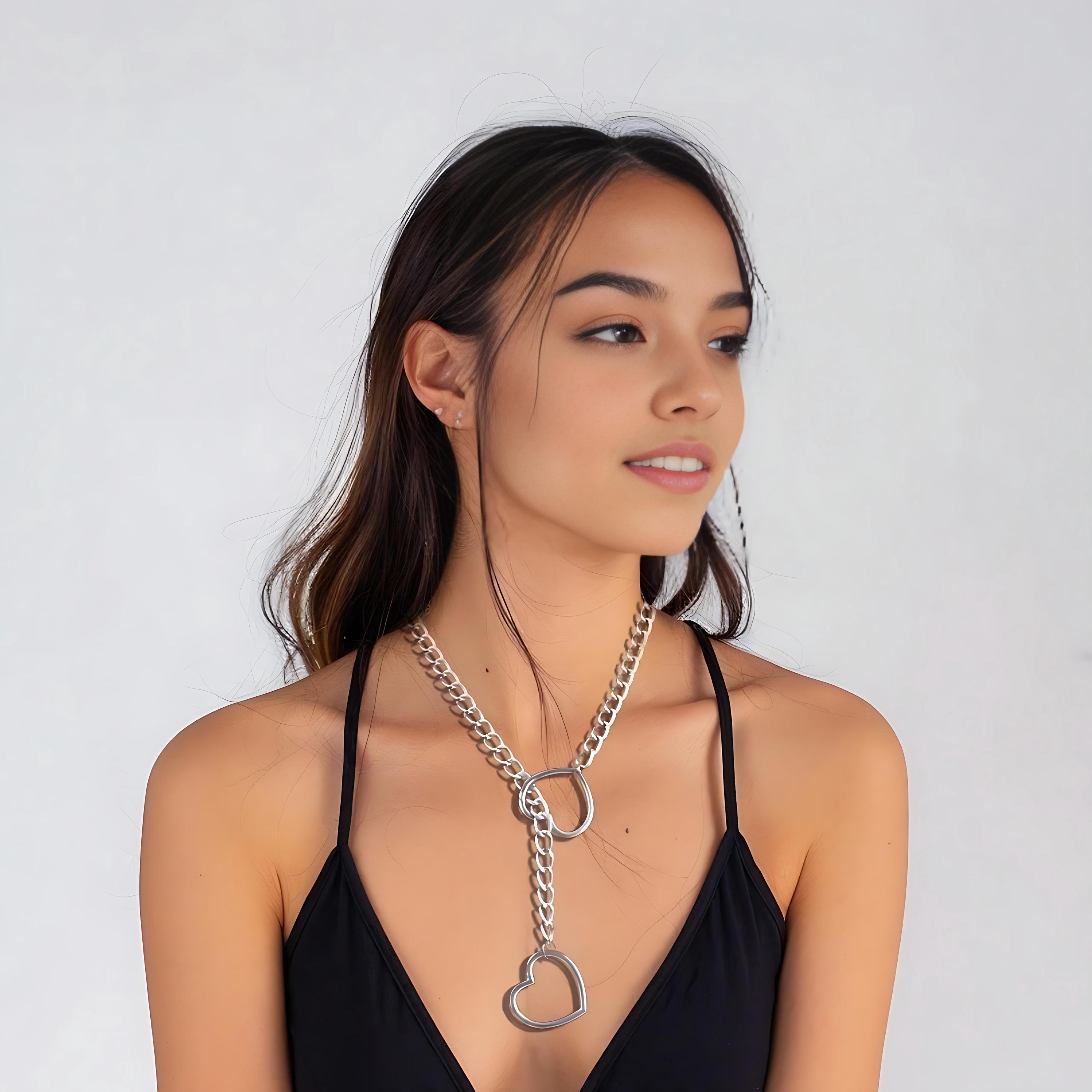 【BLACKPURPLE】[BLACK LABEL]CHAIN CHOKER NECKLACE 10mm 42cm BLACKPURPLE】[BLACK LABEL]CHAIN CHOKER NECKLACE 10mm 42cm