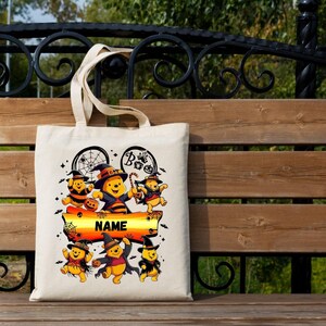 Personalized Halloween Tote Bag, Trick-or Treat Bag, Kids Trick or Treat Bag, Halloween Candy Bag, Halloween Candy Sack, Halloween Treat Bag