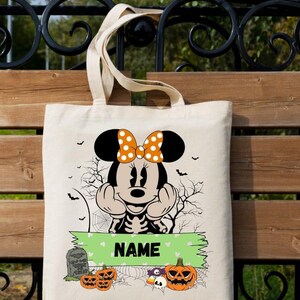 Personalized Halloween Tote Bag, Trick-or Treat Bag, Kids Trick or Treat Bag, Halloween Candy Bag, Halloween Candy Sack, Halloween Treat Bag