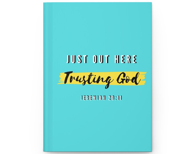 Featured listing image: Trusting God Hardcover Journal Matte