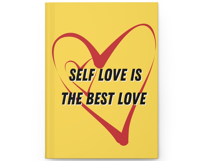 Featured listing image: Self Love Hardcover Journal Matte