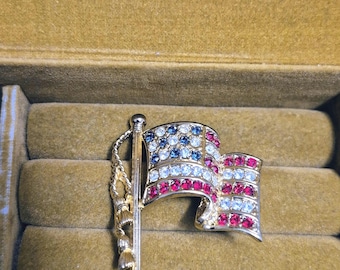 Napier flag brooch
