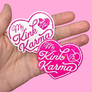 My Kink Is Karma Vinyl Sticker, Chappell Roan Inspired Sticker, Holographic Chappell Roan Sticker, Cute Water Bottle Sticker, Kindle Sticker