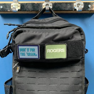Chaleco lastrado para bolsa de gimnasio - Doin&#39; it for the Instagram - Regalo de fitness funcional Murph PT Bodybuilder Weightlifting Fit Loop and Hook patch