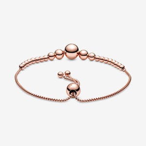 Rose Gold Bracelet, Charm Bangle, Personalized Bracelet, Gift For Her, Rose Gold Charms Bracelet, Rose Gold Jewellery, Gift For Girlfriend