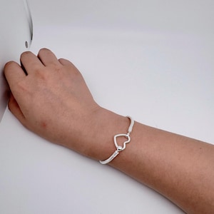 Pandora Bracelet, Gift For Her, Birthday Gift, Silver Jewelry, S925 Bracelet, Heart Gift, Minimalist Bracelet for Her, Stylish Accessory