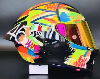 AGV Valentino Rossi style helmet (VR46) - Winter test 2019