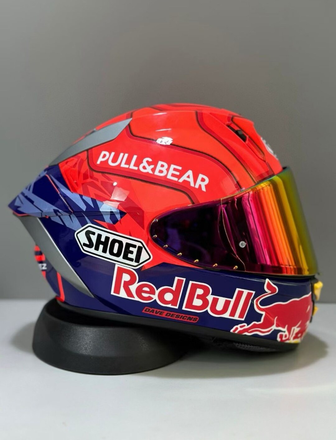 Marc Marquez Red Bull Style Helmet GP Qatar 2022 Etsy UK