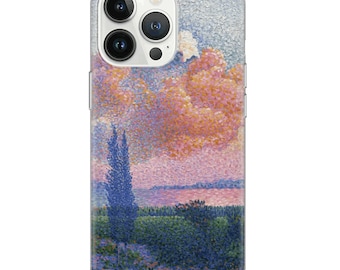 Claude Monet Phone Case - Painting Artwork fit Cover for iPhone 15 14 13 12, Samsung S24 S23 S22 A74 A54 A25 A15 A14, Pixel 8 Pro 7A