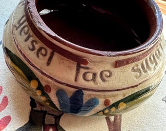 Devonshire Pottery Sugar Bowl