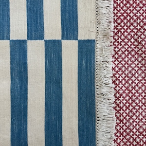 Offset Striped Dhurrie