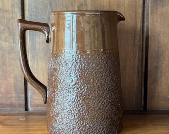 Vintage Sadler Brown Betty Textured Creamer Jug – Crown Mark Made in England