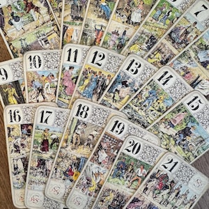 Cartes de tarot vintage Heron