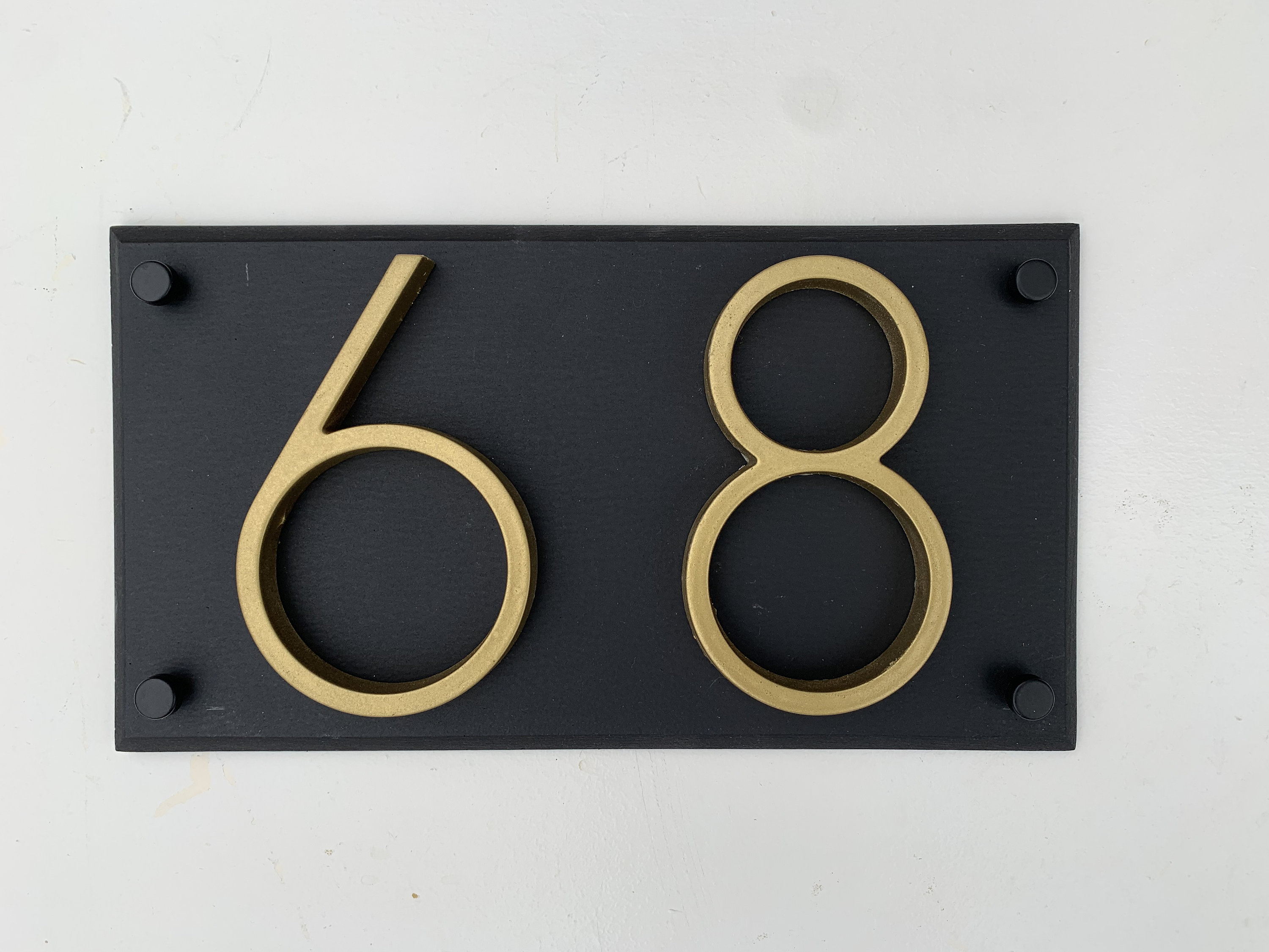 Modern House Numbers Etsy Canada
