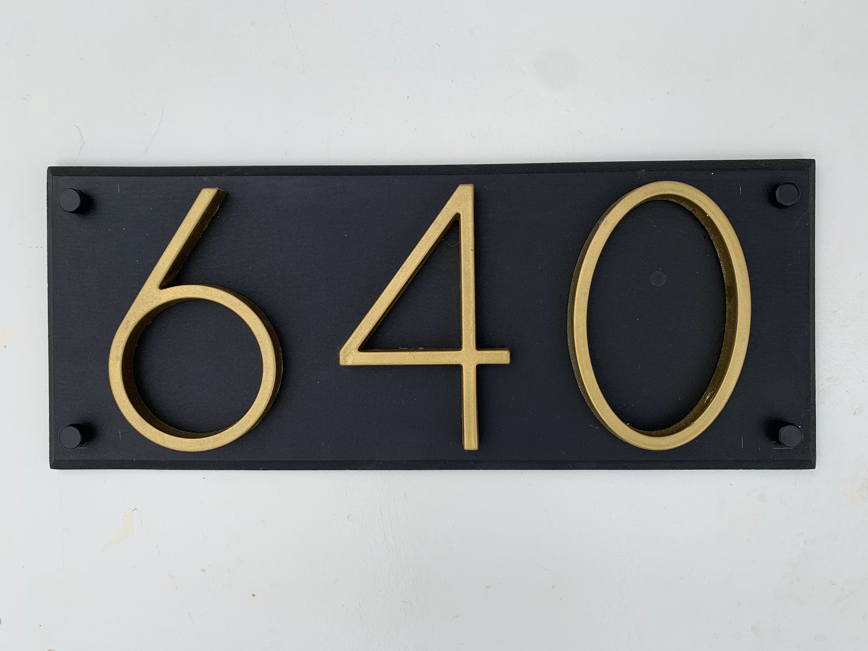Modern House Numbers Etsy Canada