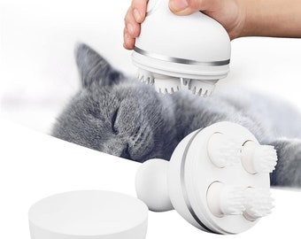 Cat Automatic Massager, Cat 3D Head Massager, Pet Smart USB Charging Pet Massager