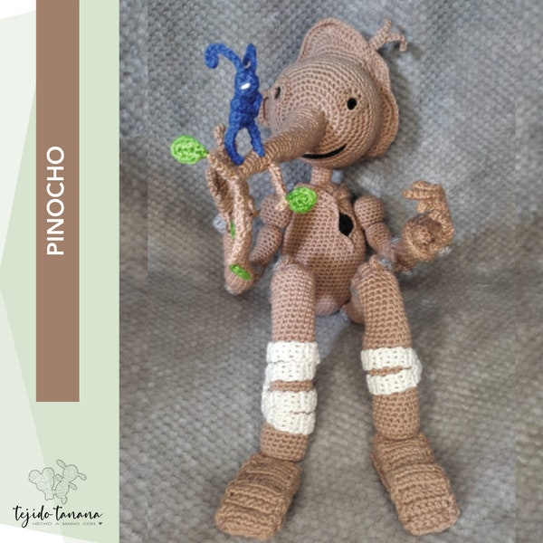 Amigurumi Pinocchio Crochet Modèle | amigurumi | Pinocchio | poupée pinocchio | SP/EN