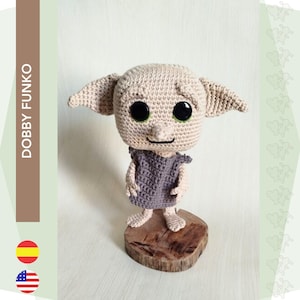 Funko Hustomte | Virkmönster | Funko Hustomte | Funko Hustomtemönster | SP/EN | 15 cm