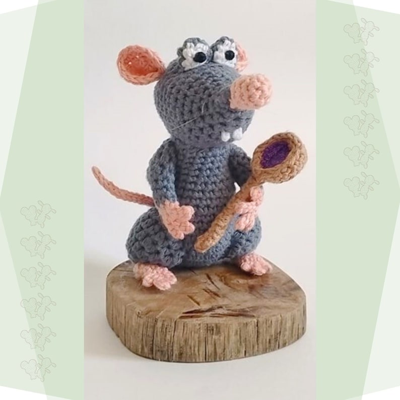 Crochet Remy Amigurumis Remy Ratatouille Crochet Pattern I | Remy | Remy Amigurumi ...