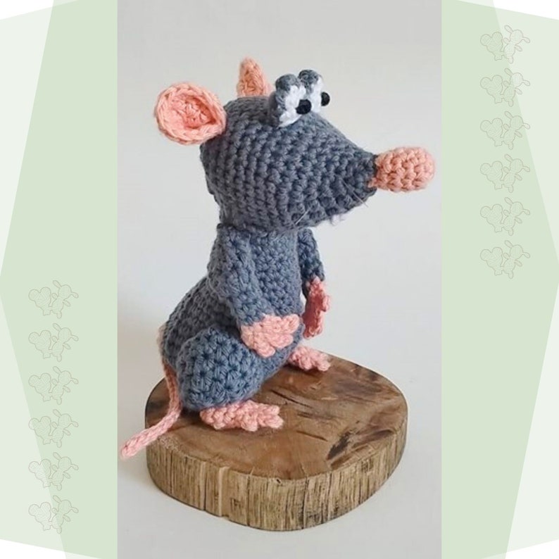 Crochet Remy Amigurumis remy ratatouille Crochet Pattern I | remy | remy Amigurumi ...