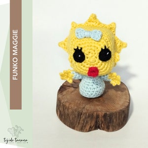 Amigurumi Funko Maggie Crochet Pattern | The Simpsons | Maggie | Funko amigurumi Simpson | Funko amigurumi Maggie | SP/EN | 10cm