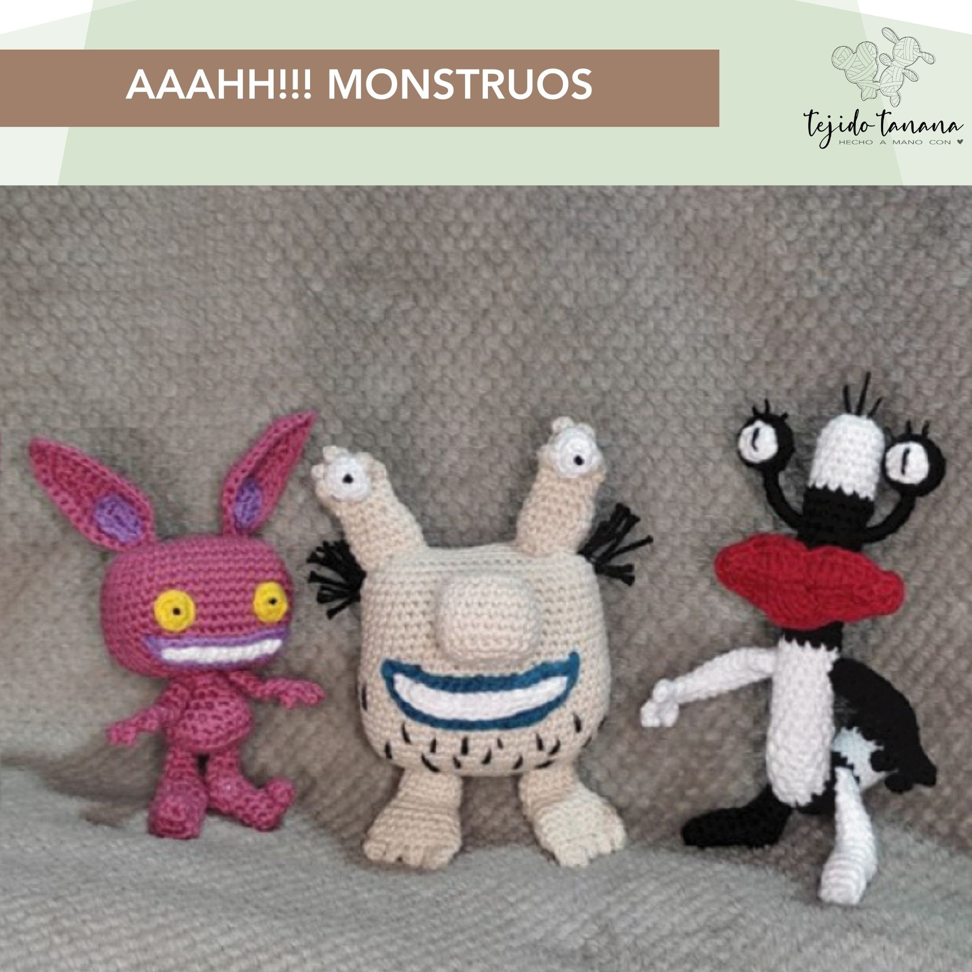 Amigurumi Funko Ahh Monsters Crochet Pattern | Real Monsters