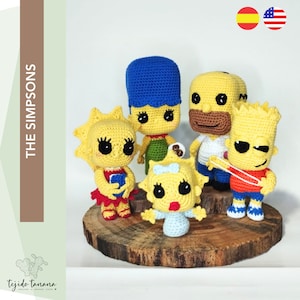 Amigurumi Funko The Simpsons Crochet Pattern | The Simpsons | The Simpsons | Funko amigurumi The Simpsons | SP/EN | 12cm