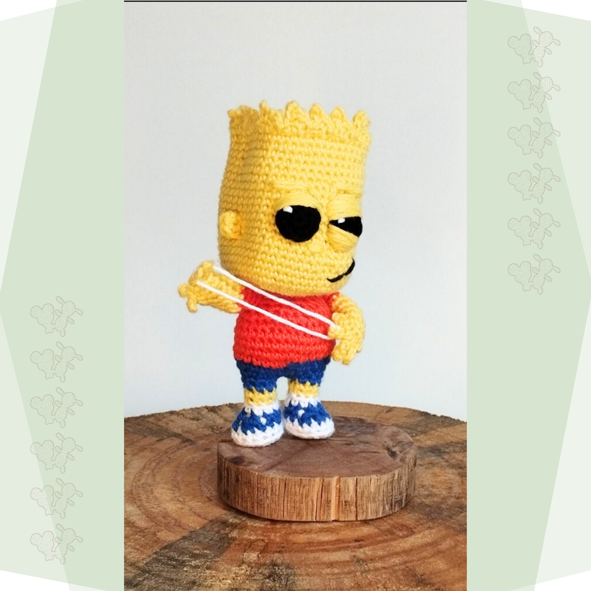 Amigurumi Funko Bart Simpson Crochet Pattern the Simpsons Bart Funko ...