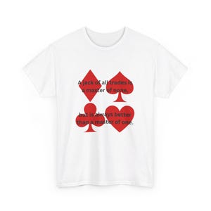 A Jack of All Trades is a Master of None Unisex Heavy Cotton Tee