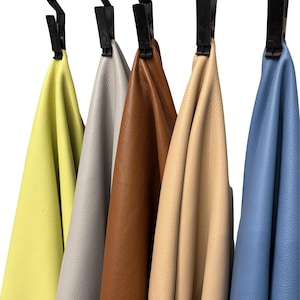 Natural Pebble Grain Leather Hides - 3.5oz Embossed Cowhide Leather Skins for Handbags, Upholstery, DIY, Arts & Crafts 20 - 25 Sq Ft