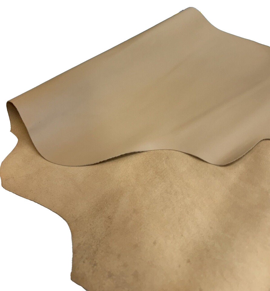 5 Sq. Ft Biscuit Semi Aniline Cow Lining Skin Workshop Crafting 2.5 Oz ...