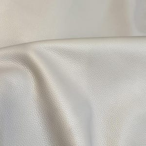 Light Grey Leather Hide – 3.5oz Genuine Leather for DIY Crafting, Sewing & Leatherworking | 20 Sq Ft Tumble Gain Cowhide