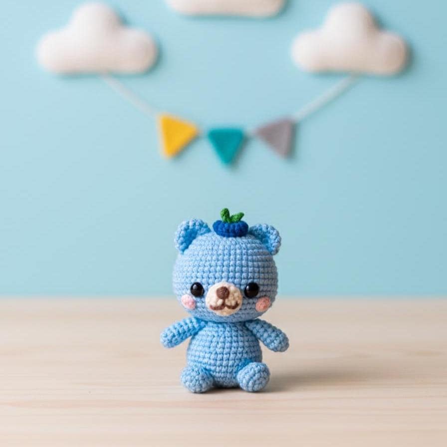 39 Blueberry Crochet Patterns for Fruit-Inspired Amigurumi, Keychains, Plushies, and More 27 Blueberry Bear Crochet Pattern: Amigurumi Plushie Tutorial