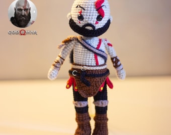 Kratos Crochet Pattern – God of War-Inspired Amigurumi