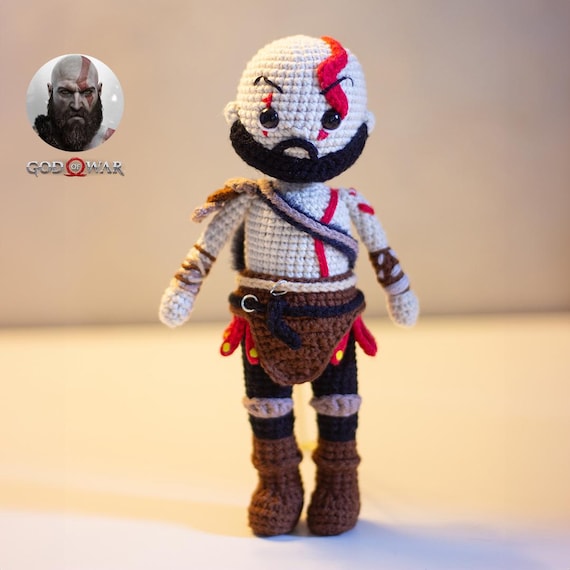 Kratos Crochet Pattern – God of War-Inspired Amigurumi