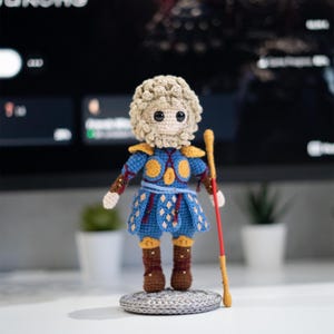 Wukong Crochet Pattern: Monkey King Amigurumi (PDF Pattern, 22cm Doll)