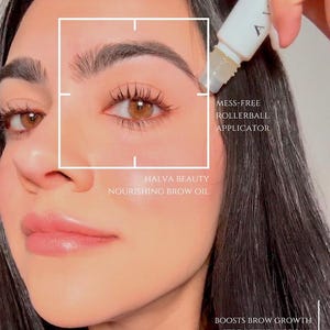 Brow Oil for Thin, Patchy Brows | Eyebrow Serum for Fuller, Healthier Brows | Vegan Brow Oil