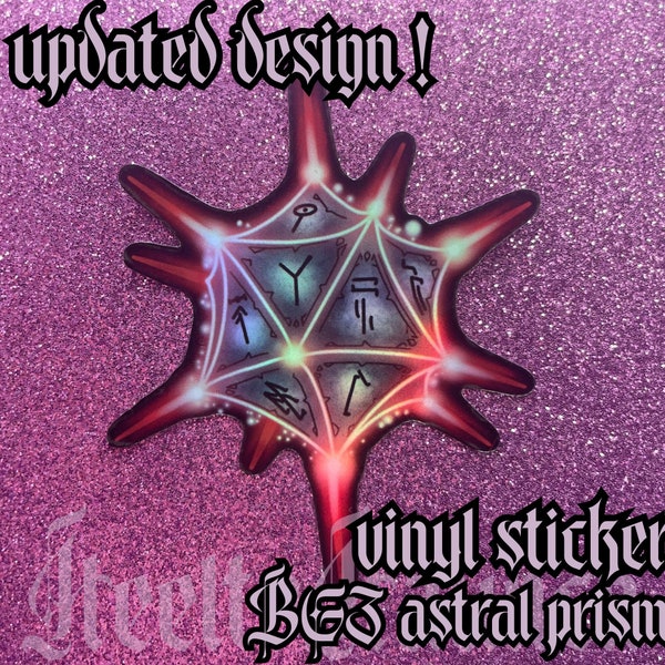 Astral Prism - Baldurs Gate 3 inspired vinyl sticker