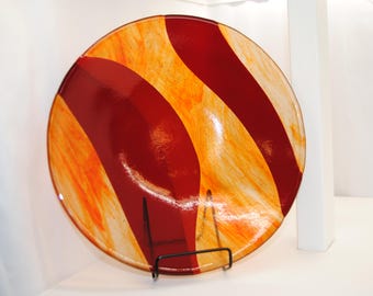 Fused Glass Decorative Artisan Bowl