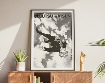 Jujutsu Kaisen poster/ anime wall print/manga art/anime poster/Satoru Gojo/Yuji Itadori/Jujutsu Kaisen print/Anime decor/Anime room decor
